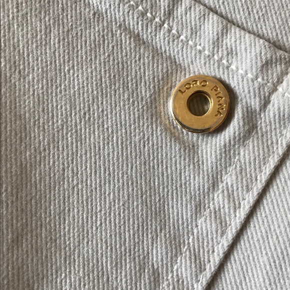 ❤️ SOLD ❤️ LORO PIANA CREAM JEANS MADE IN ITALY - Picture 7 of 7